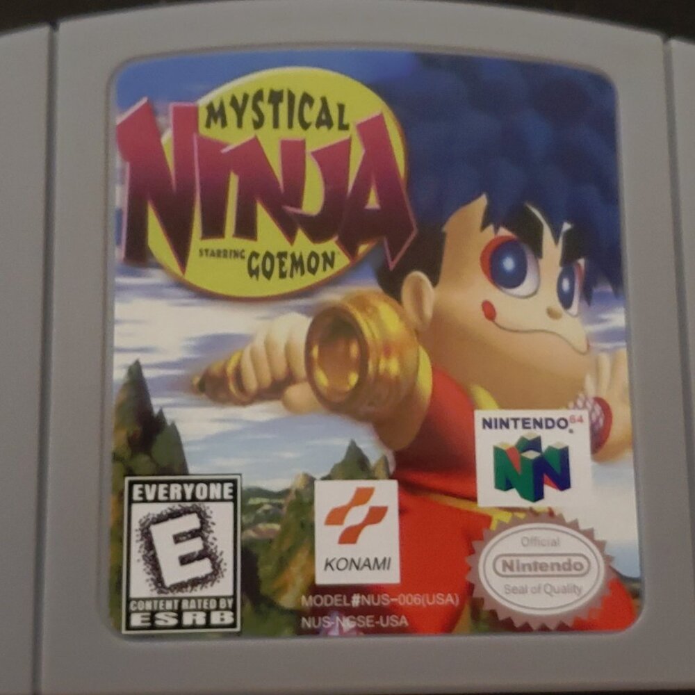Mystical Ninja Starring Goemon Video Game Nintendo 64 N64